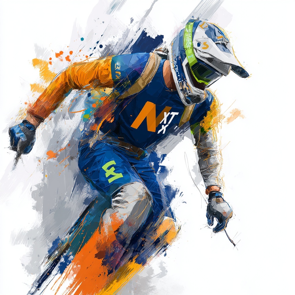 Professional cyclist representing leadership and systematic approach to sports development