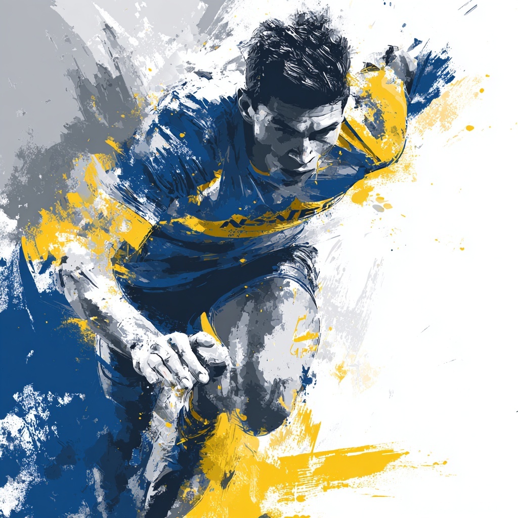 Hockey player representing team-based emerging sports